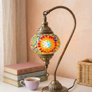 Duo de lampe mosaïque turque