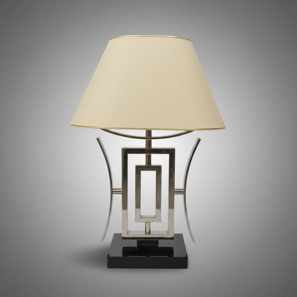 Table lamp, Hollywood Regency style Willy Rizzo 1970