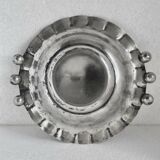 Coupe ou coupelle art déco moderniste en métal argenté estampillé - a voir !!!