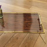 Folding breakfast tray
