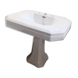 Sink, flared column at the bottom