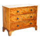 Victorian Chest of Drawers in Satin Walnut, Circa 1860