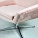 Pink swivel armchair, 1980s