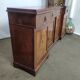 Walnut 4-door lion head sideboard