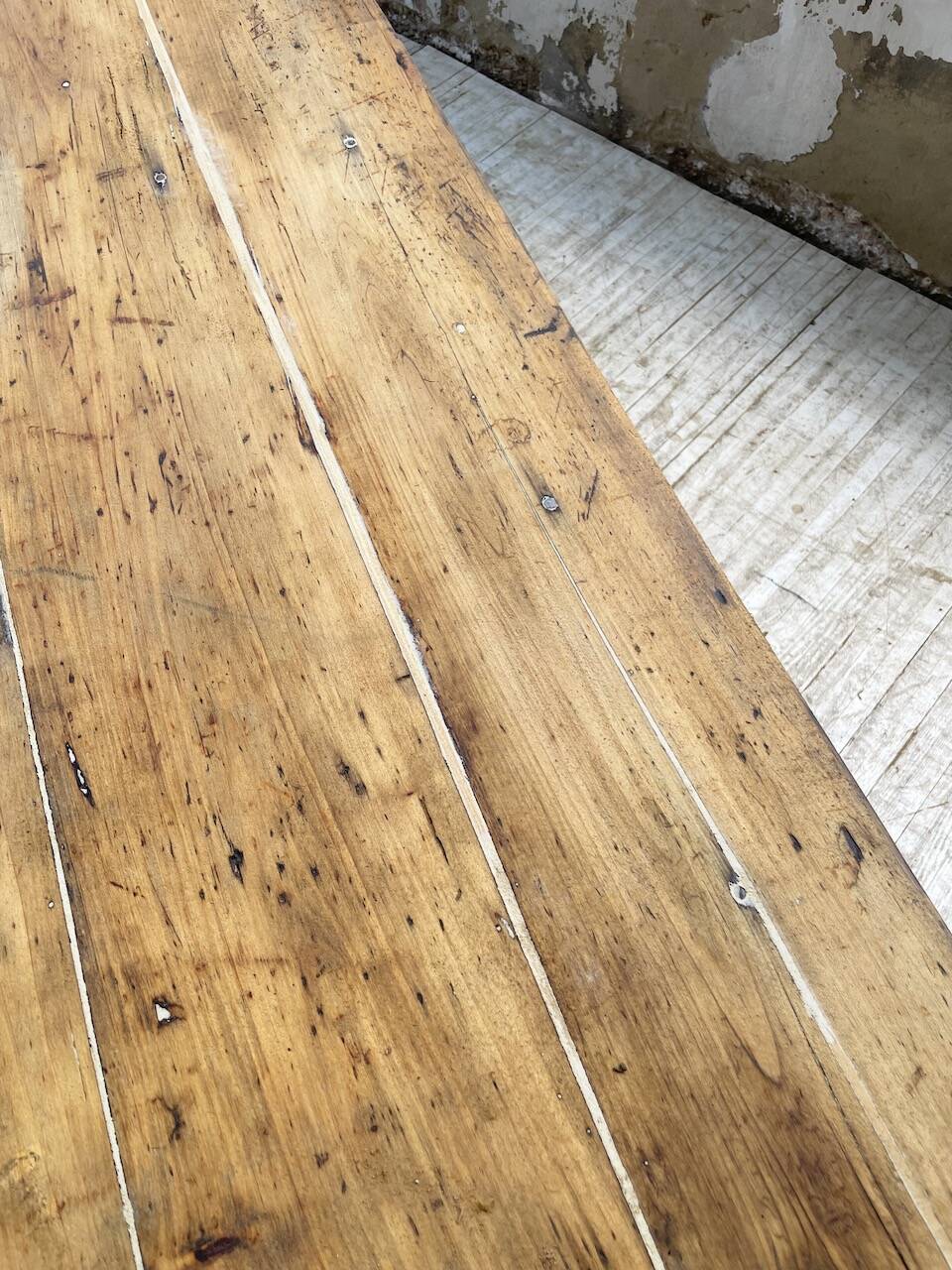 2m pine and oak farmhouse table