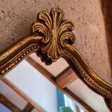 Baroque style gold mirror