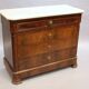 Commode en acajou et marbre époque Louis Philippe