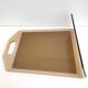 Mirror dressing table inclined plexiglass 70s trapezoid shape