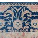 Handknotted Light Blue Rug Cream Wool Floral Zeigler Carpet Home Interior