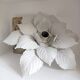 Leaf-shaped metal wall light