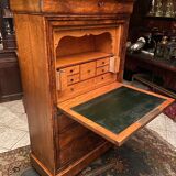 Writing desk of the nineteenth Louis-Philippe in mahogany with secret drawers