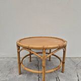 Table basse en rotin, 1960
