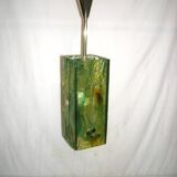 Resin pendant light in the style of Pierre Giraudon from the 60s - 70s
