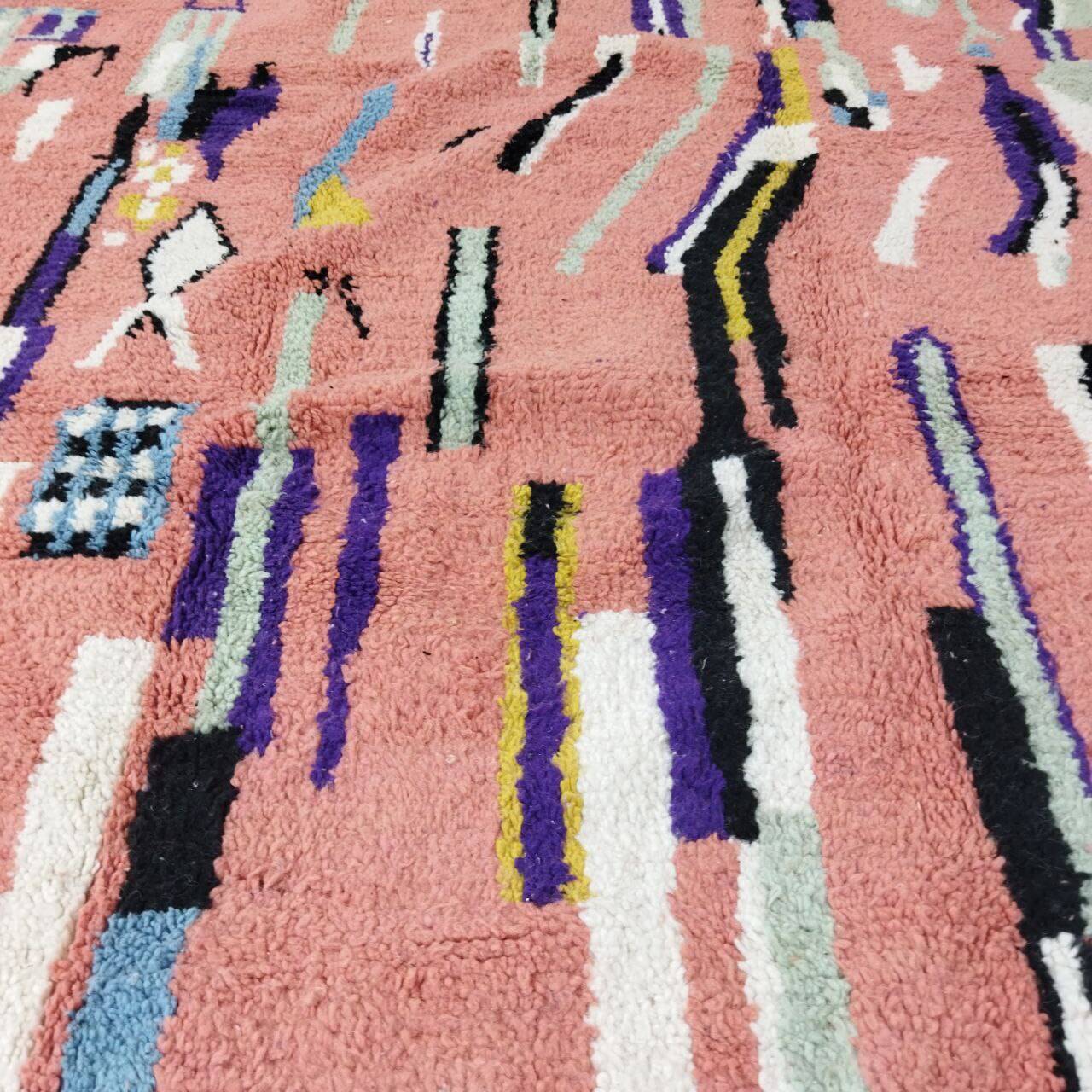 Handmade Moroccan Berber rug 290 X 237 CM