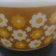 Old suspension flowers orange vintage 1970