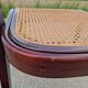 Chaise Baumann gondole en bois et cannage
