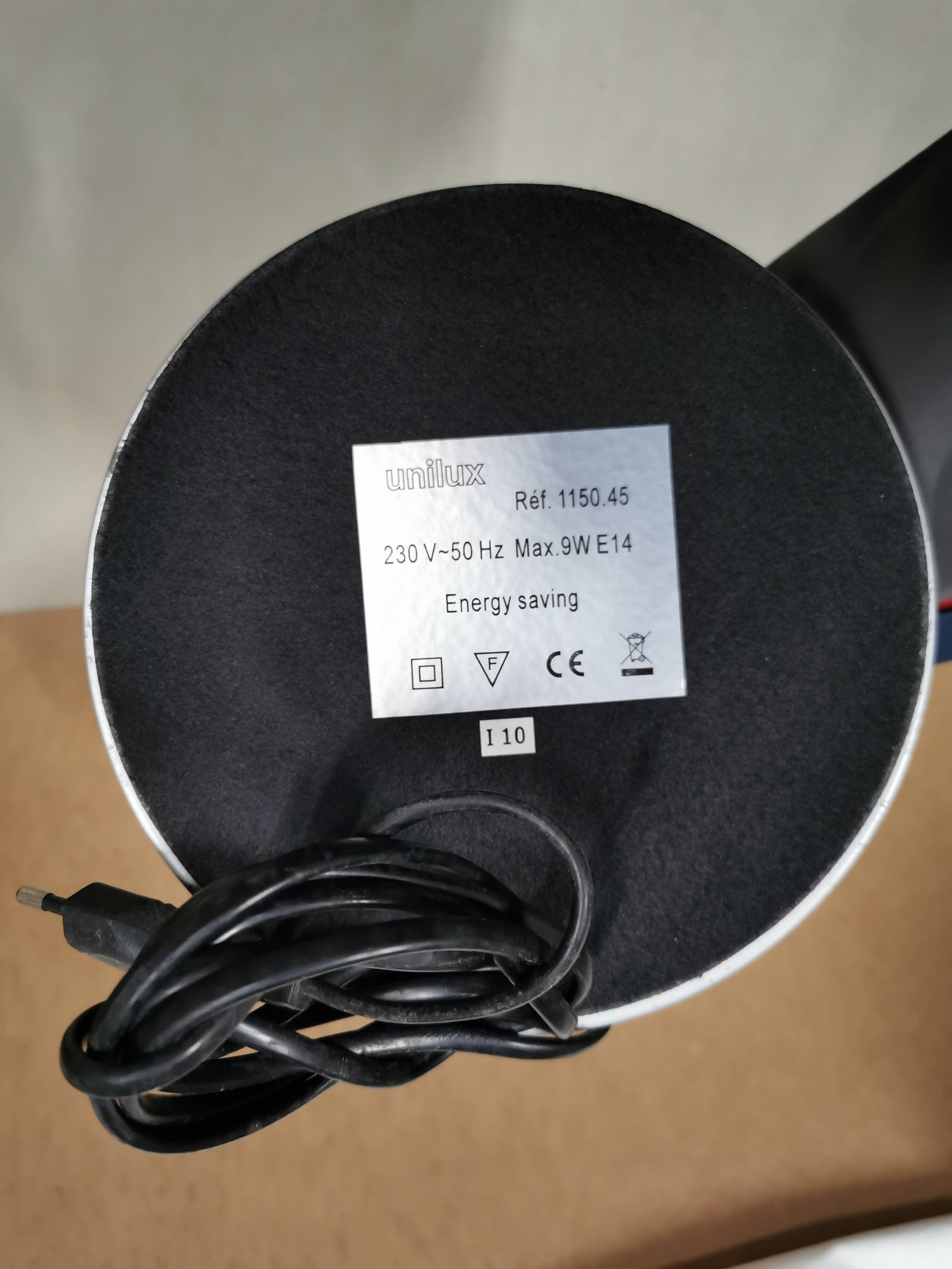Lampe de bureau Champignon UNILUX vintage Design 90's . interrupteur Tactile