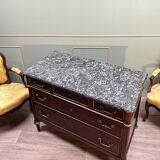 Commode En Acajou D’époque Louis XVI XVIII Eme Siècle