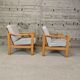 Paire de fauteuils vintage 