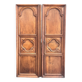 Pair of wooden doors, 19th century.