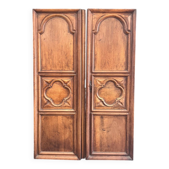 Paire de portes en bois, XIXème s.