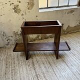 Jardinière années 50 palissandre constructiviste