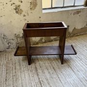 Jardinière années 50 palissandre constructiviste