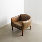 Danish Mid Century "V12" Armchair by Illum Wikkelsø, 1960s