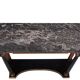 Elegant Italian Console Table, Black Marble Top, 1950s Empire Revival