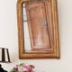 Miroir doré à la feuille Louis Philippe (  77 cm x  59 cm )