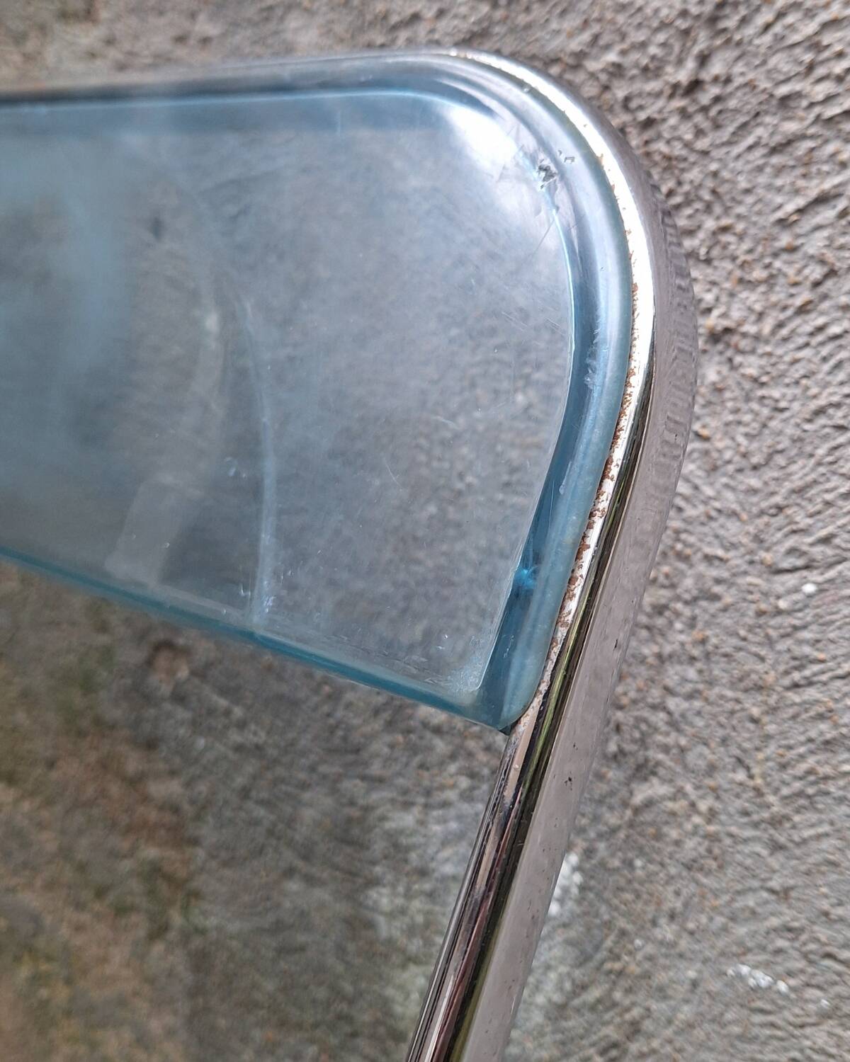 Plia chair in blue plexiglass by Giancarlo Piretti for Castelli