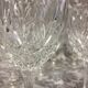 Set of 12 glasses with glass and crystal foot glass wine water tableware France 1950