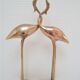 Couple of birds of birds brass brass vintage 80s