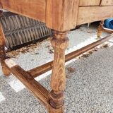 Table de ferme ancienne 8 tiroirs