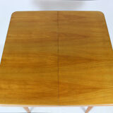 Square oak veneered folding table from Jitona, 1960