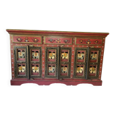 Meuble indien trois portes