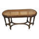 Entrance bench, louis xvi style piano bench, seat cannée
