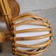 Paire d'appliques en rotin Louis Sognot