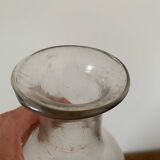 Ancienne grande bouteille soufflé collection verrerie