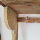Wooden shelf