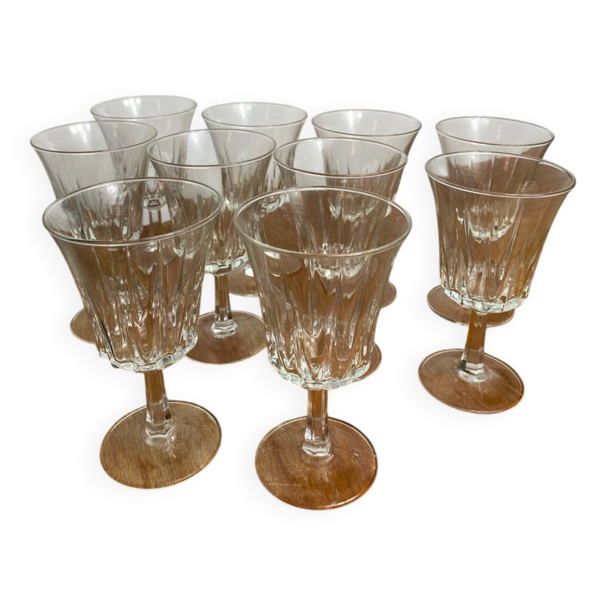 Vintage stemmed glasses, Régence Luminarc
