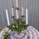 Wrought iron chandelier with 7 candles