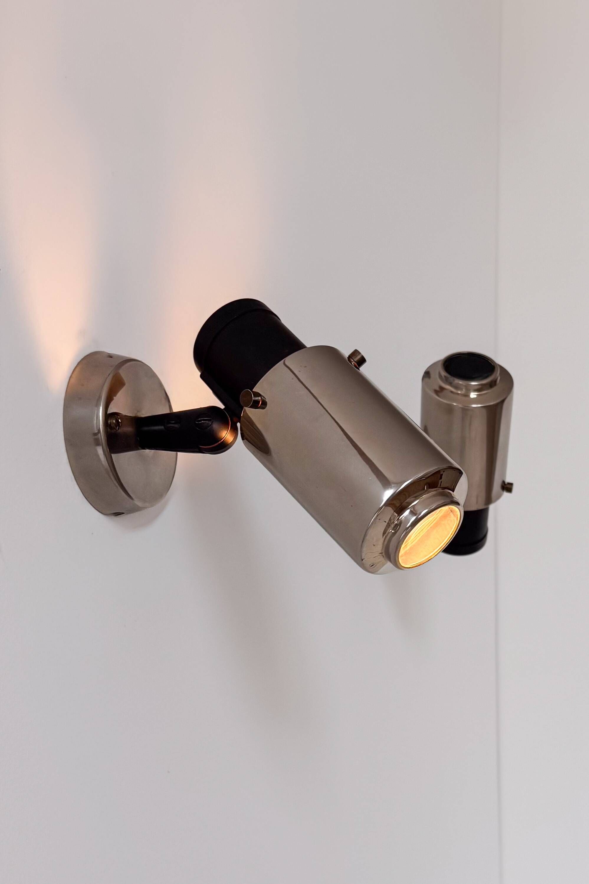 Pair of vintage Zodiac wall lights for LITA by Jacques Biny, France, 1960.