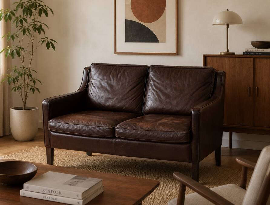 Danish vintage mid-century Stouby 2 seater sofa 1960s