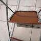 Lot de 2 chaises sodomexyl  chromées pliantes skaï