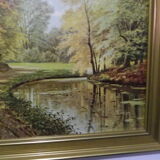 painting on canvas reproduction on canvas workshop MTC large model vintage gilded frame