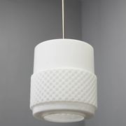 Mid-Century Opaline Glass Design Pendant, 1960s