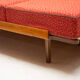 Mid century sofabed in walnut by Jindrich Halabala for UP Zavody, 1950´s