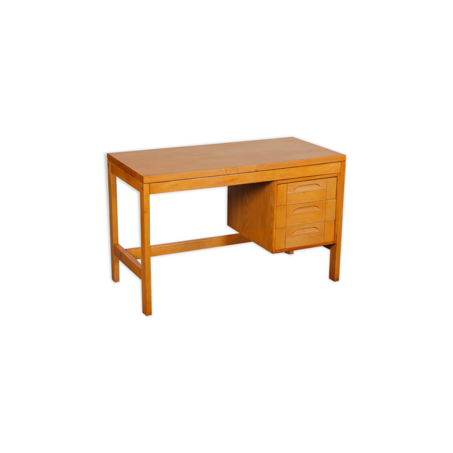 Bureau vintage en bois datant des années 1970