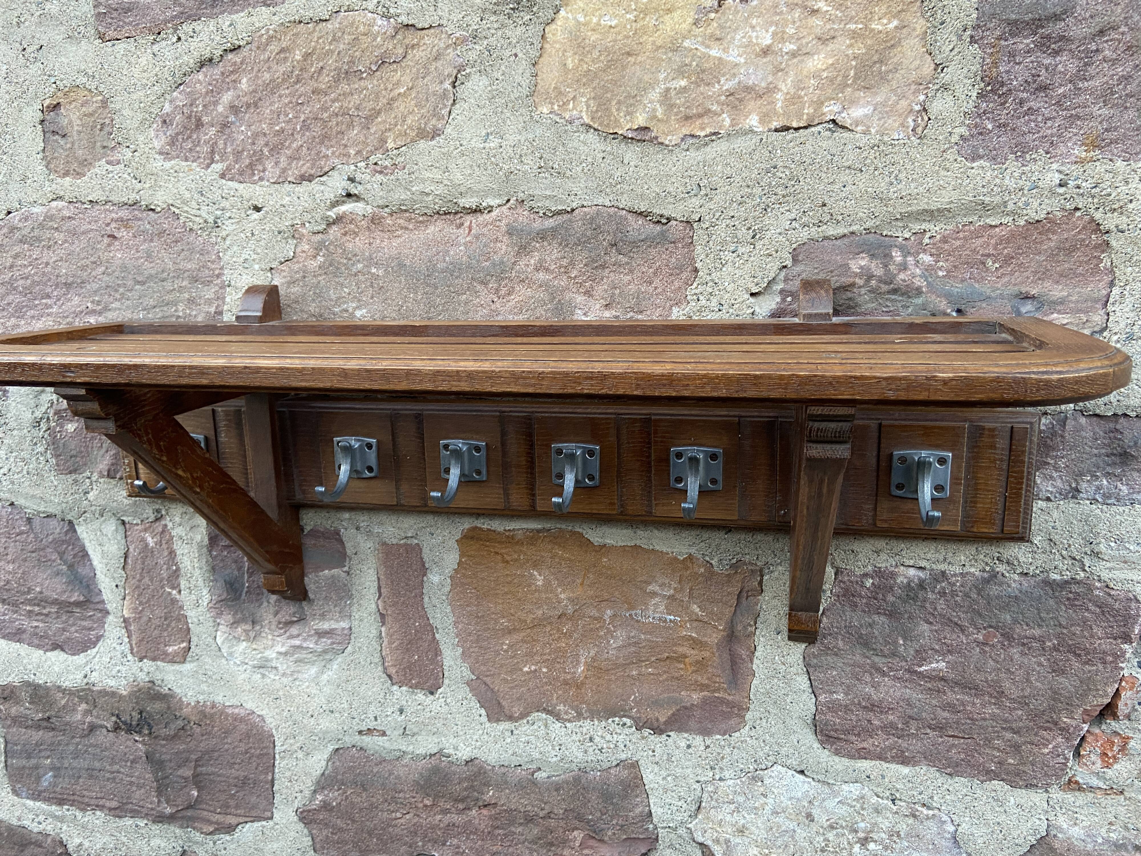 Coat rack wall wardrobe art deco vintage